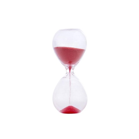 CLESSIDRA SABBIA ROSSA 10CM DURATA 3 MINUTI